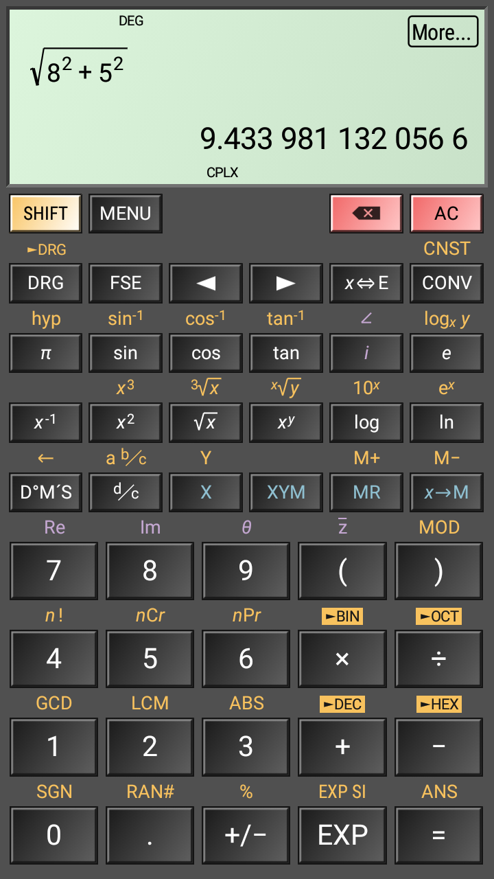 Aplikasi Calculator Hiper Scientific di Playstore yang dapat digunakan sebagai alternatif. Foto: Screenshot Apps