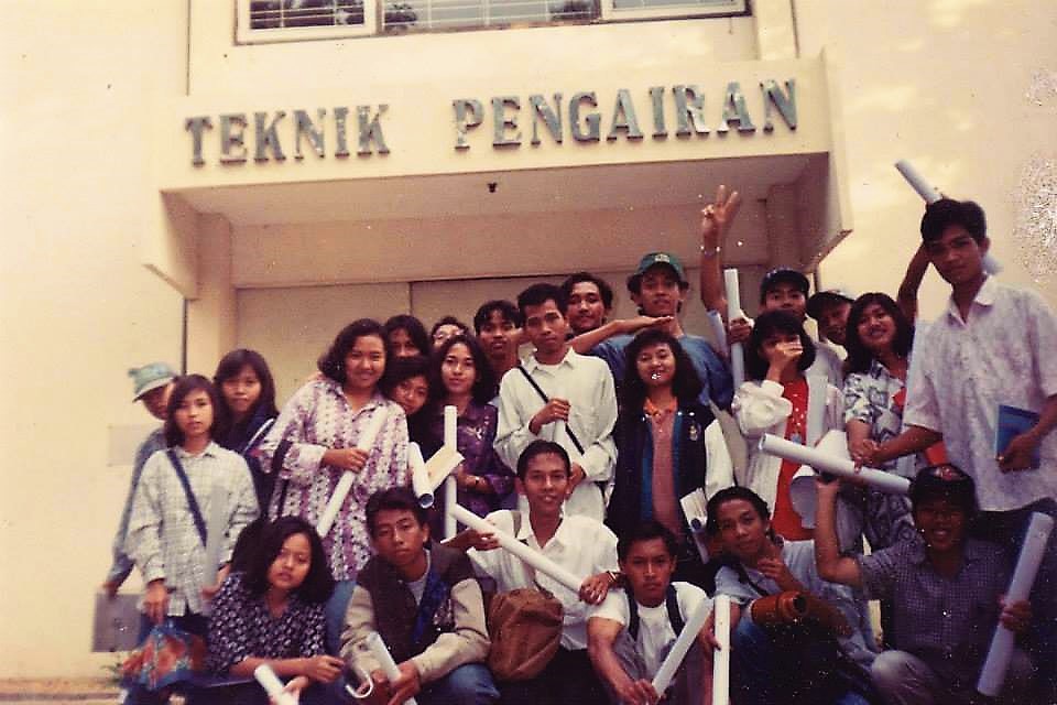Tahun pertama di Teknik Pengairan Universitas Brawijaya Malang, 1994-1995. Foto: Dyan Isnomo