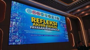 Foto layar Refleksi Akhir Tahun Yayasan Airlangga, Rabu (31/12/2025). Dok. Pribadi
